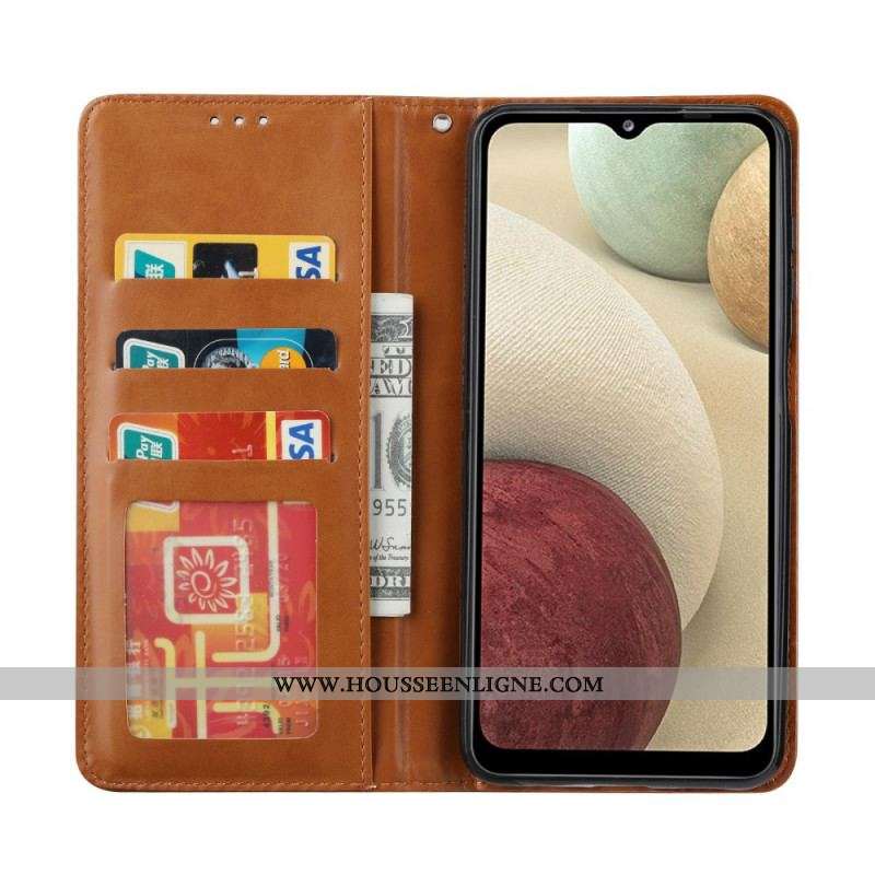 Flip Cover Samsung Galaxy A13 5G / A04s Simili Cuir Porte-Cartes
