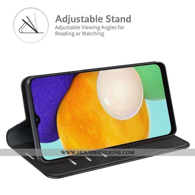 Flip Cover Samsung Galaxy A13 5G / A04s Style Cuir Design
