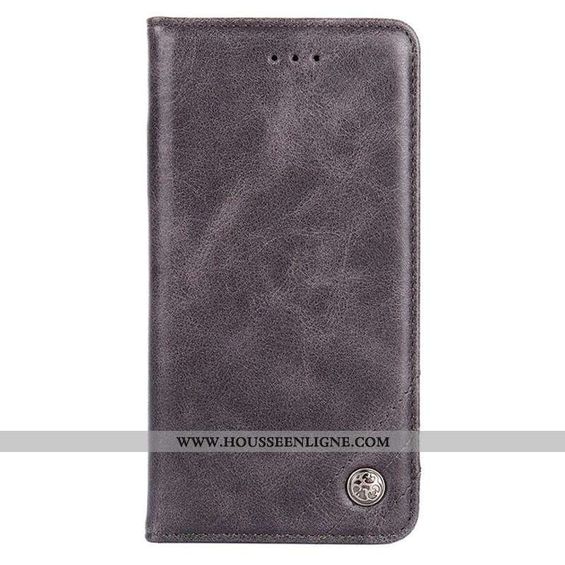 Flip Cover Samsung Galaxy A13 5G / A04s Style Cuir Rivet