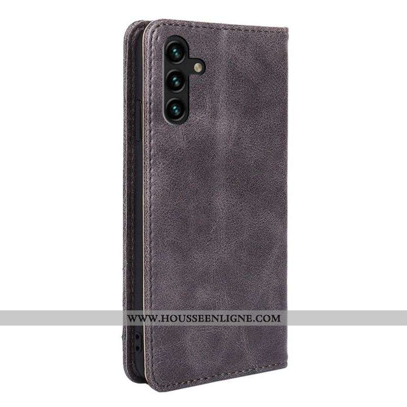 Flip Cover Samsung Galaxy A13 5G / A04s Style Cuir Rivet