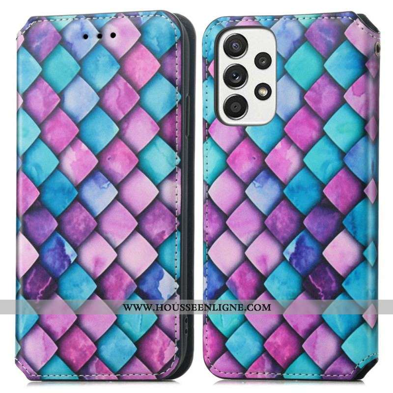 Flip Cover Samsung Galaxy A13 Design RFID Caseneo