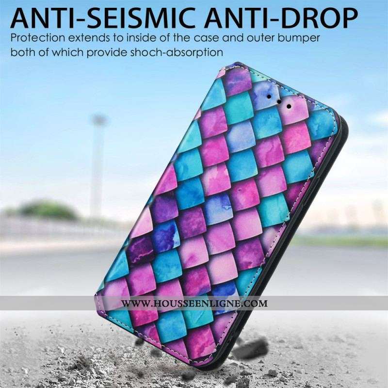 Flip Cover Samsung Galaxy A13 Design RFID Caseneo