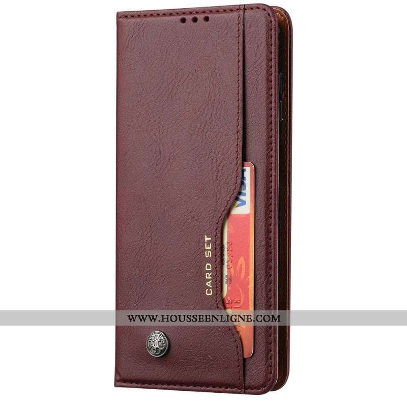 Flip Cover Samsung Galaxy A14 5G Simili Cuir Porte-Cartes