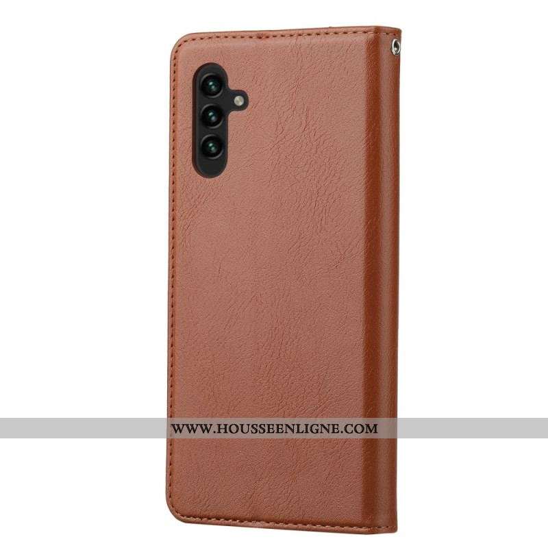 Flip Cover Samsung Galaxy A14 5G Simili Cuir Porte-Cartes