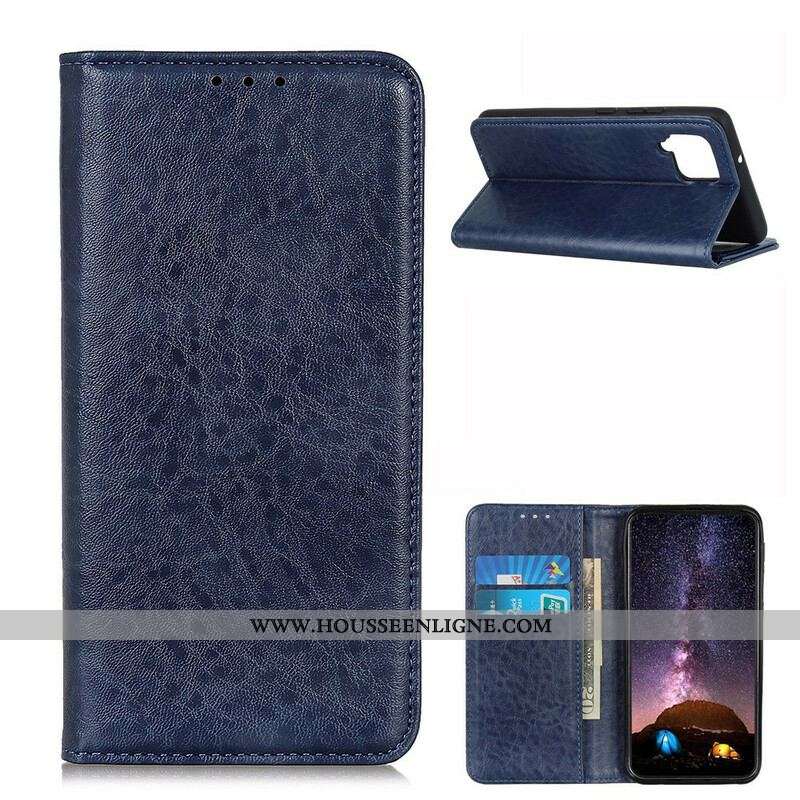 Flip Cover Samsung Galaxy A42 5G Style Cuir Sobriété