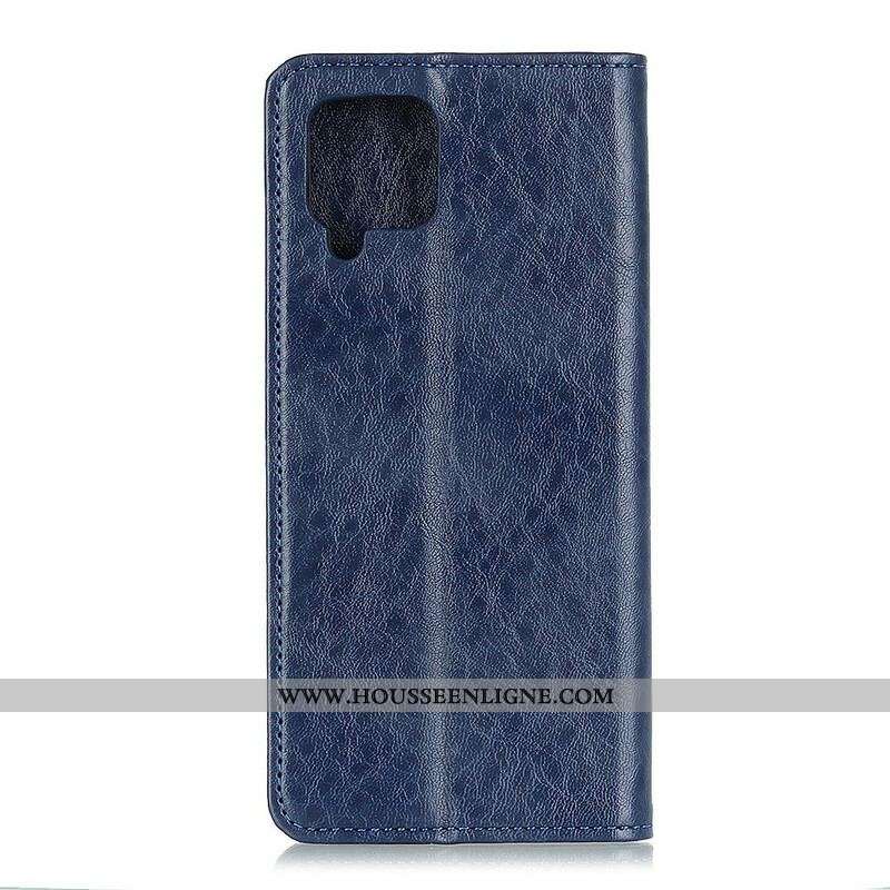 Flip Cover Samsung Galaxy A42 5G Style Cuir Sobriété
