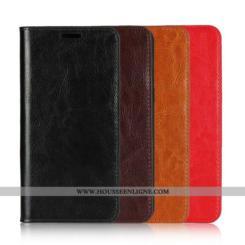 Flip Cover Samsung Galaxy A51 5G Cuir Véritable