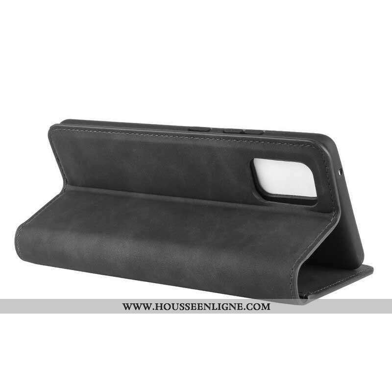 Flip Cover Samsung Galaxy A51 5G Effet Cuir Douceur