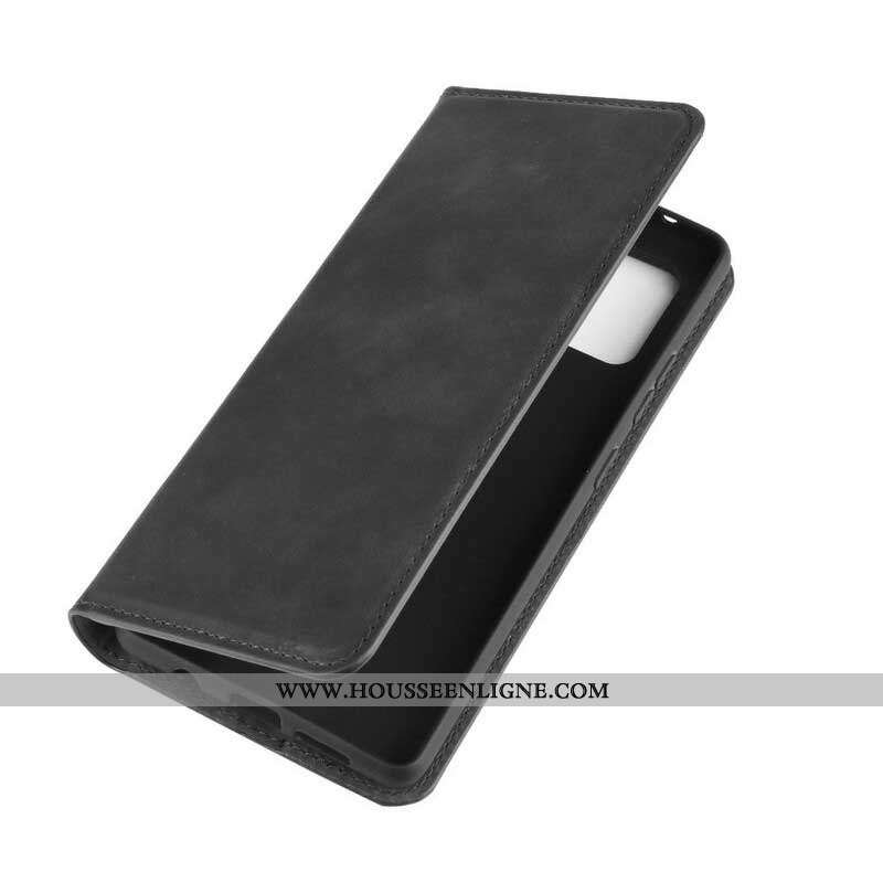 Flip Cover Samsung Galaxy A51 5G Effet Cuir Douceur
