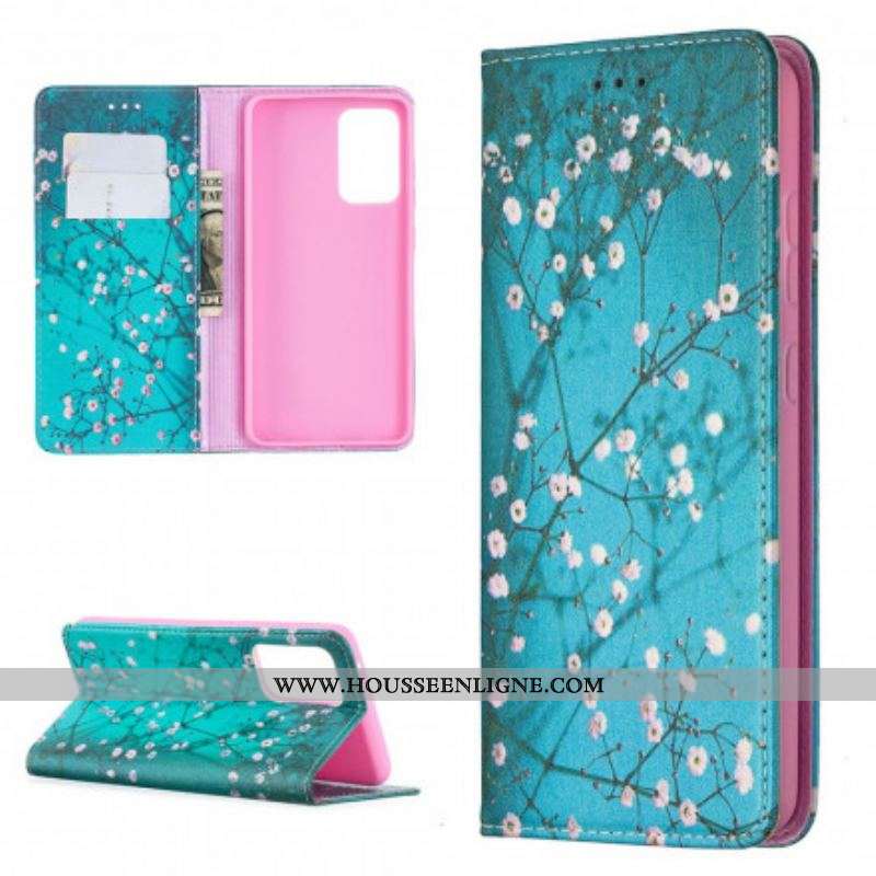 Flip Cover Samsung Galaxy A52 4G / A52 5G / A52s 5G Branches Fleuries