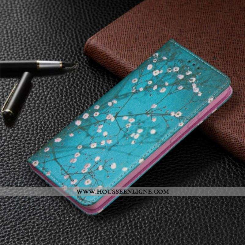 Flip Cover Samsung Galaxy A52 4G / A52 5G / A52s 5G Branches Fleuries