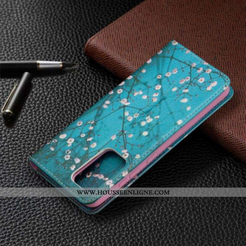 Flip Cover Samsung Galaxy A52 4G / A52 5G / A52s 5G Branches Fleuries