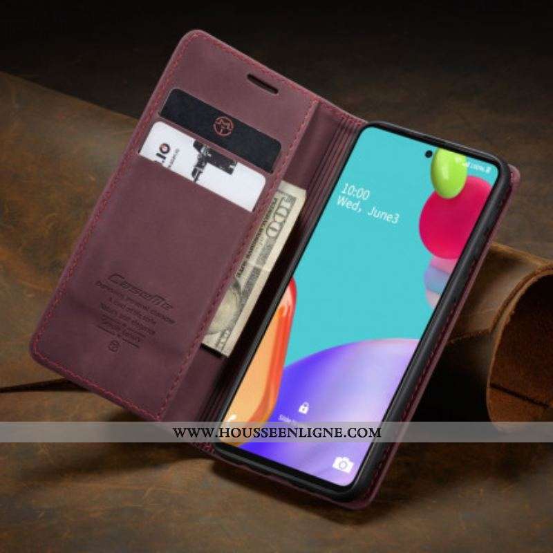 Flip Cover Samsung Galaxy A52 4G / A52 5G / A52s 5G CASEME Simili Cuir