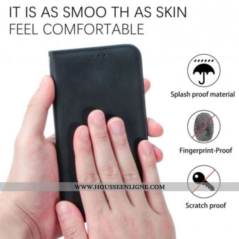 Flip Cover Samsung Galaxy A52 4G / A52 5G / A52s 5G Effet Cuir Chic