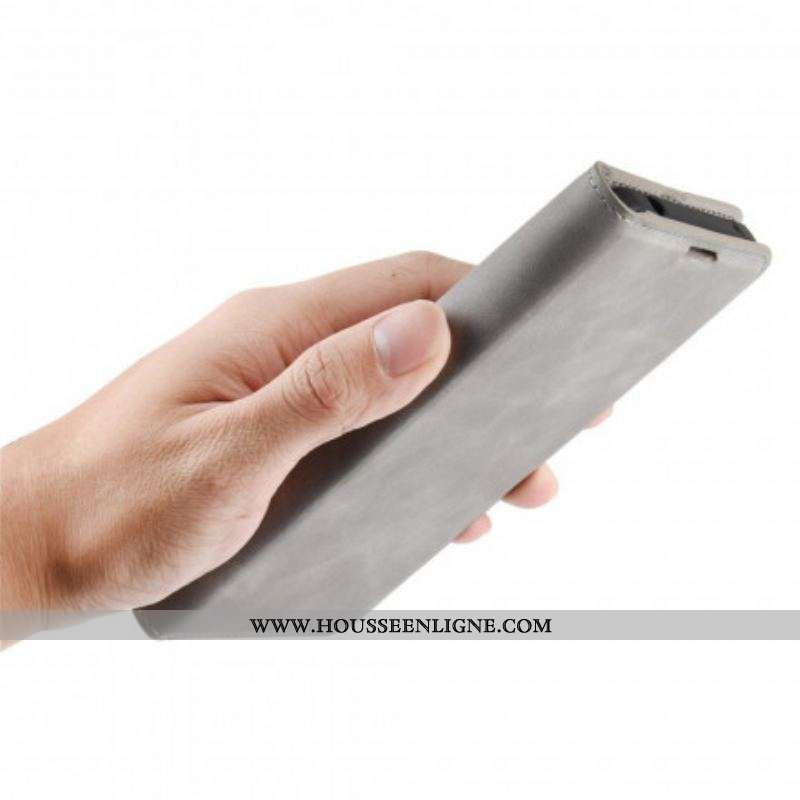 Flip Cover Samsung Galaxy A52 4G / A52 5G / A52s 5G Effet Cuir Douceur