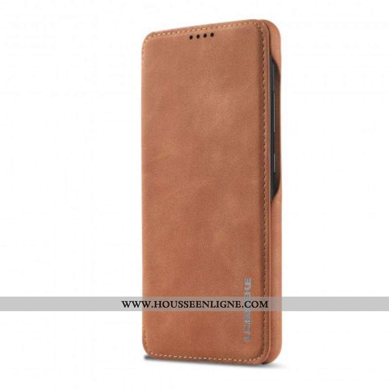 Flip Cover Samsung Galaxy A52 4G / A52 5G / A52s 5G LC.IMEEKE Effet Cuir