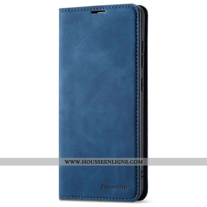 Flip Cover Samsung Galaxy A53 5G Effet Cuir FORWENW