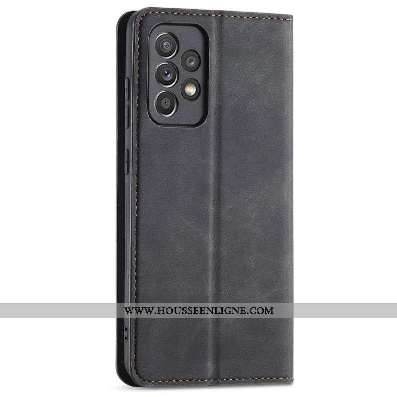 Flip Cover Samsung Galaxy A53 5G Effet Cuir FORWENW