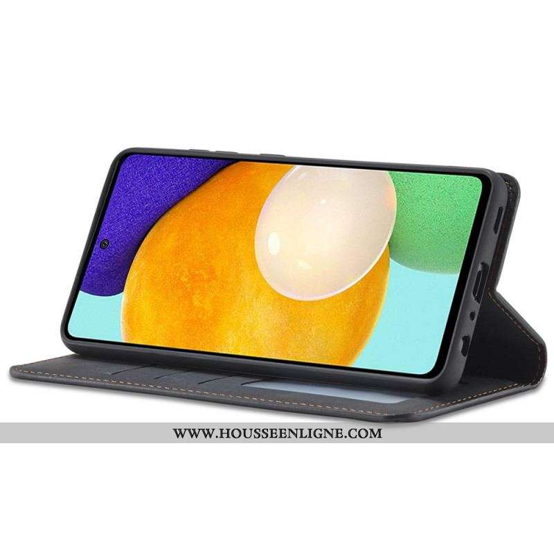 Flip Cover Samsung Galaxy A53 5G Effet Cuir FORWENW