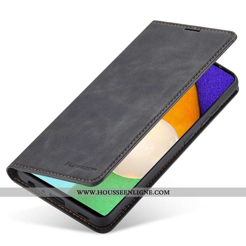 Flip Cover Samsung Galaxy A53 5G Effet Cuir FORWENW