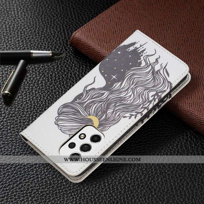 Flip Cover Samsung Galaxy A53 5G Jolie Chevelure