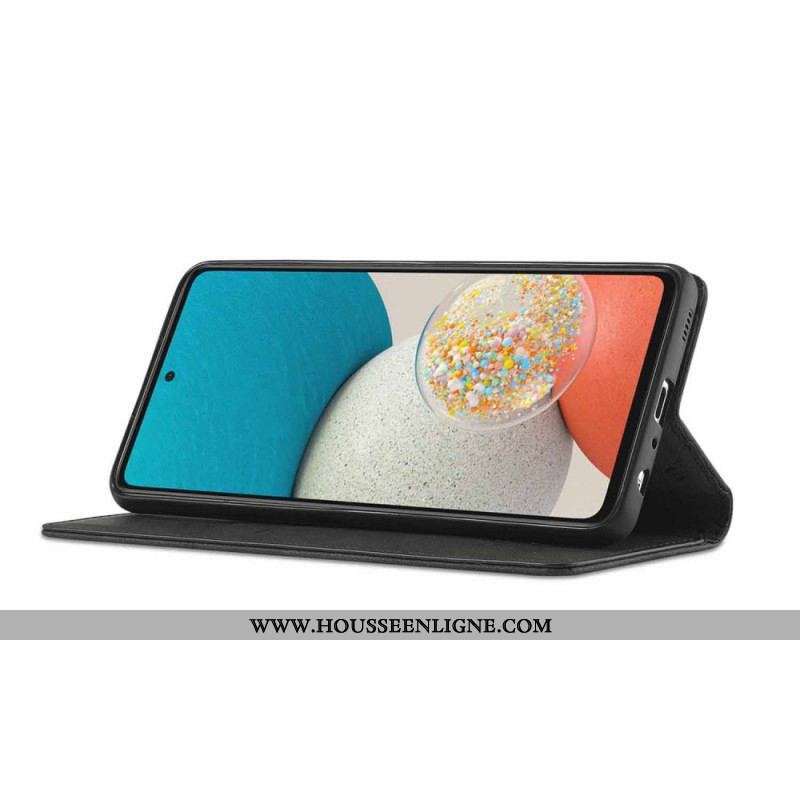 Flip Cover Samsung Galaxy A53 5G LC.IMEEKE Effet Cuir