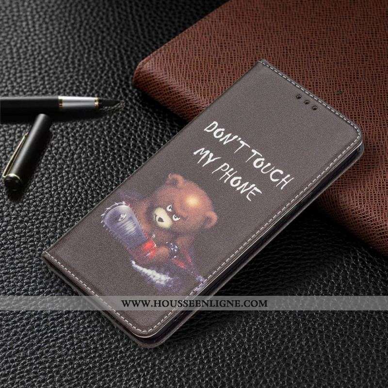 Flip Cover Samsung Galaxy A53 5G Ours Dangereux