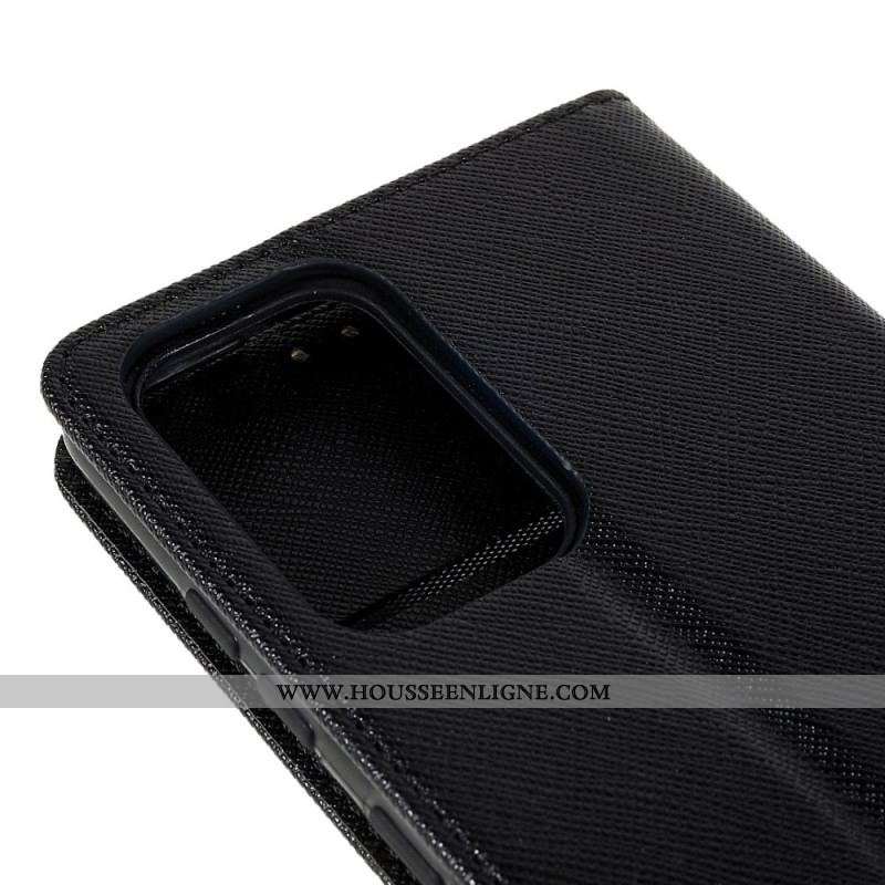 Flip Cover Samsung Galaxy A53 5G Simili Cuir Texturé