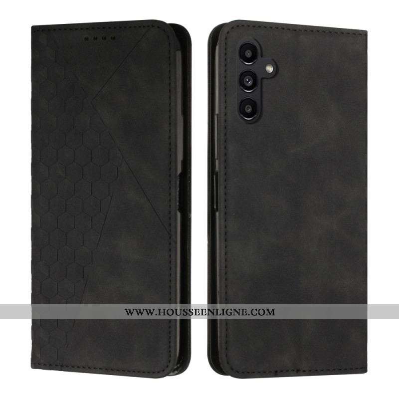 Flip Cover Samsung Galaxy A54 5G Style Cuir Motif 3D