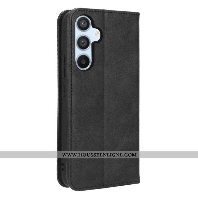 Flip Cover Samsung Galaxy A54 5G Style Cuir Stylisé