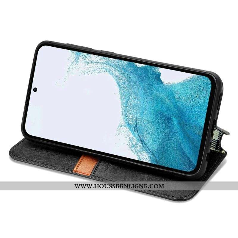 Flip Cover Samsung Galaxy A54 5G Vintage Motif 3D