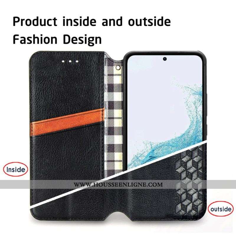 Flip Cover Samsung Galaxy A54 5G Vintage Motif 3D