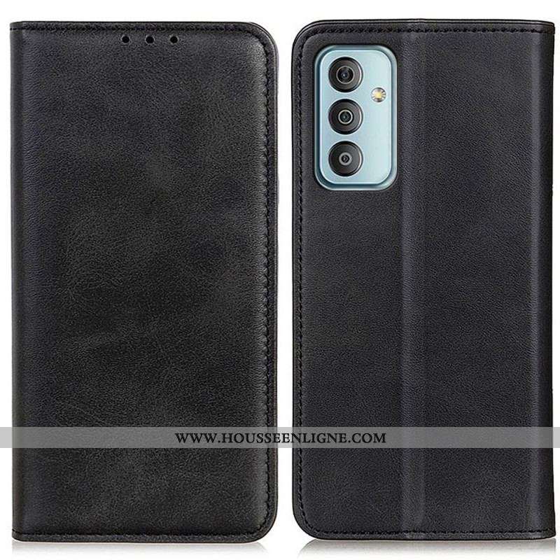Flip Cover Samsung Galaxy M13 5G Cuir Fendu
