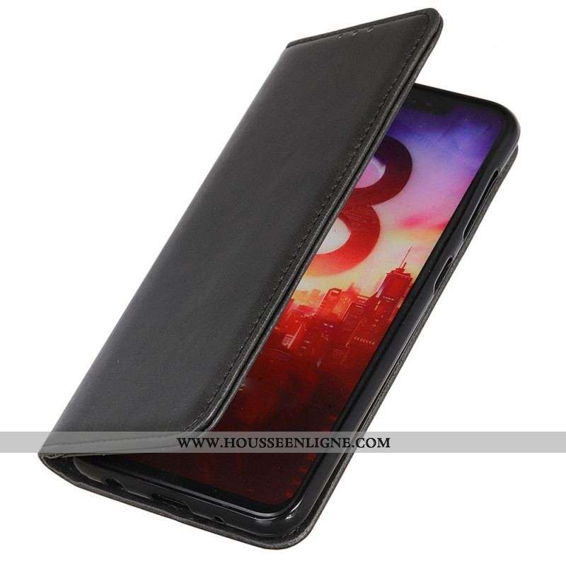 Flip Cover Samsung Galaxy M13 5G Cuir Fendu