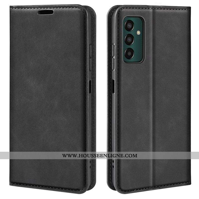 Flip Cover Samsung Galaxy M13 Effet Cuir