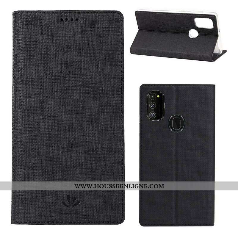 Flip Cover Samsung Galaxy M21 Texturée