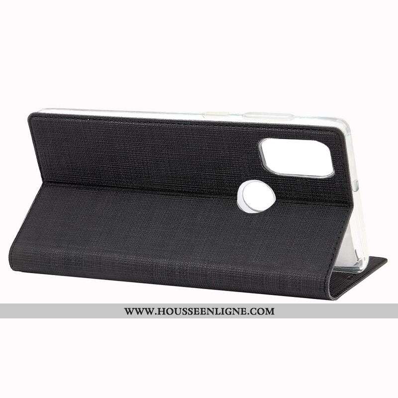 Flip Cover Samsung Galaxy M21 Texturée