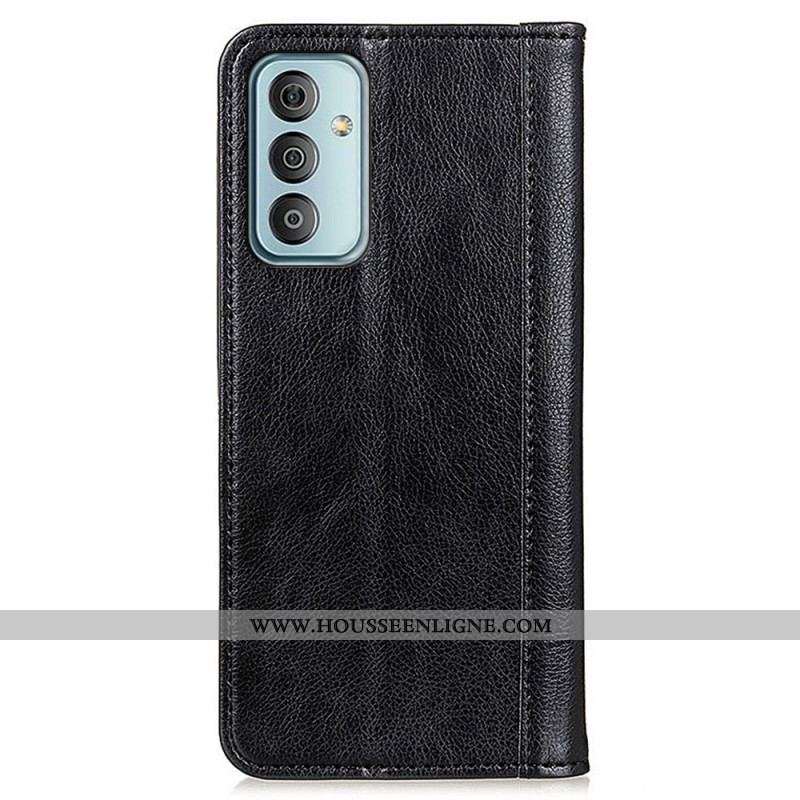 Flip Cover Samsung Galaxy M23 5G Cuir Fendu