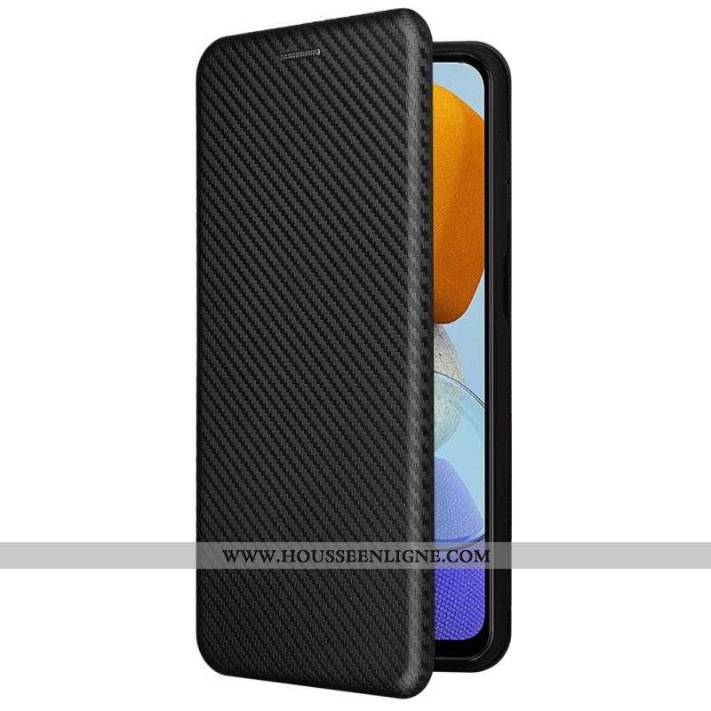 Flip Cover Samsung Galaxy M23 5G Fibre Carbone