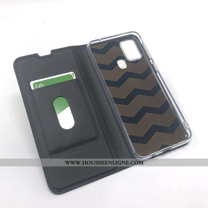 Flip Cover Samsung Galaxy M31 Fermoir Magnétique