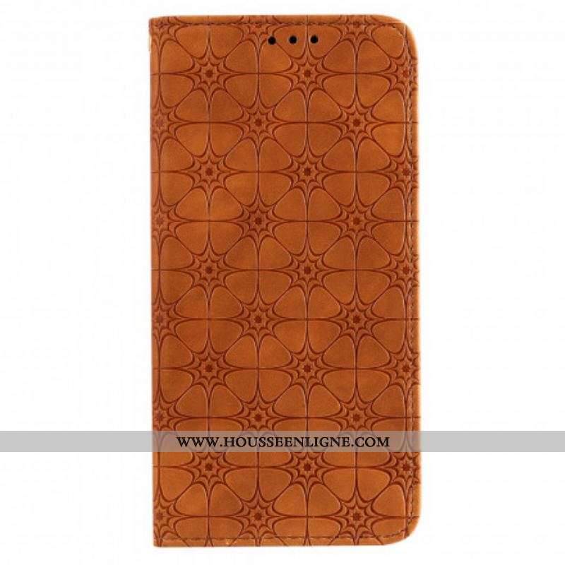 Flip Cover Samsung Galaxy M31 Fleurs Baroques