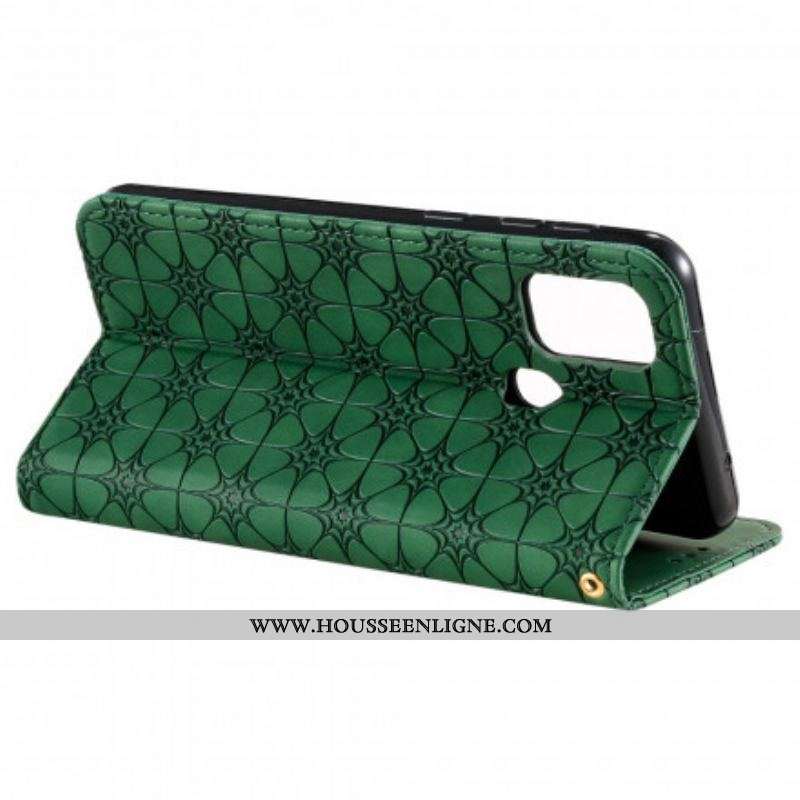 Flip Cover Samsung Galaxy M31 Fleurs Baroques