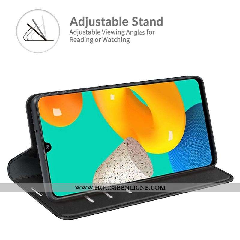 Flip Cover Samsung Galaxy M32 Style Cuir Design