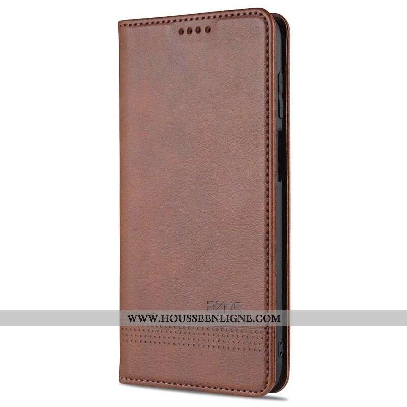 Flip Cover Samsung Galaxy M51 Style Cuir AZNS