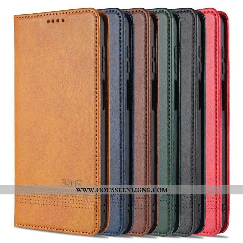 Flip Cover Samsung Galaxy M51 Style Cuir AZNS