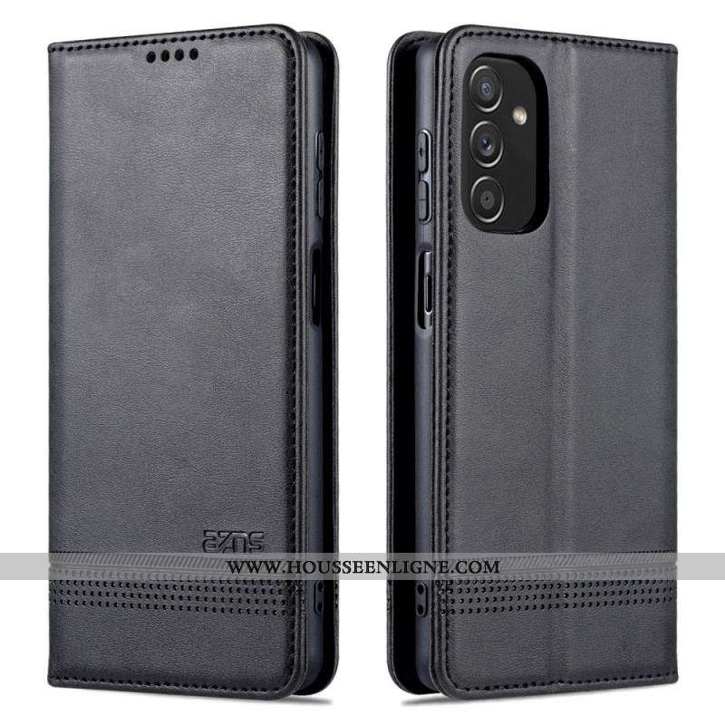 Flip Cover Samsung Galaxy M52 5G AZNS Effet Cuir
