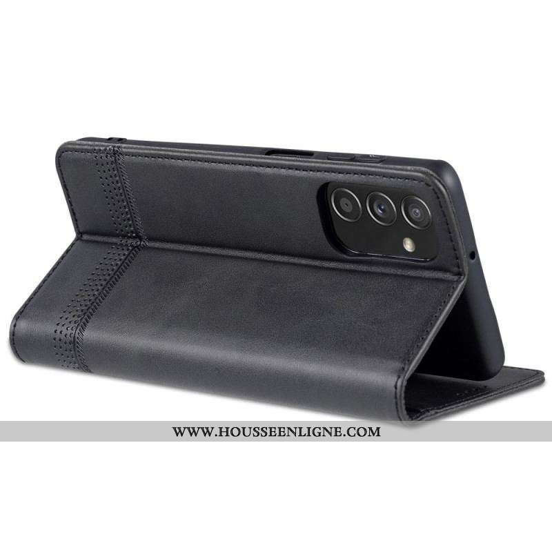 Flip Cover Samsung Galaxy M52 5G AZNS Effet Cuir