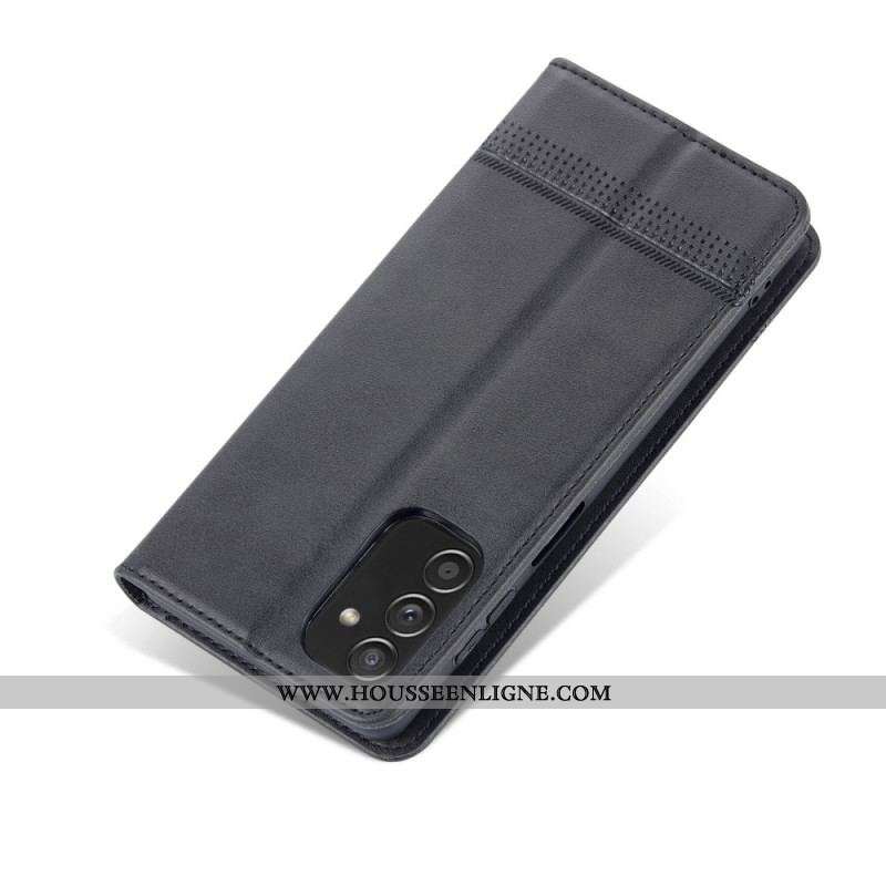 Flip Cover Samsung Galaxy M52 5G AZNS Effet Cuir