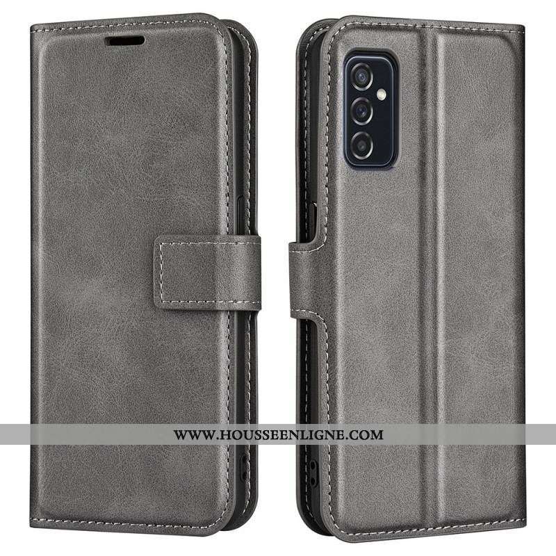Flip Cover Samsung Galaxy M52 5G Cuir Élégant