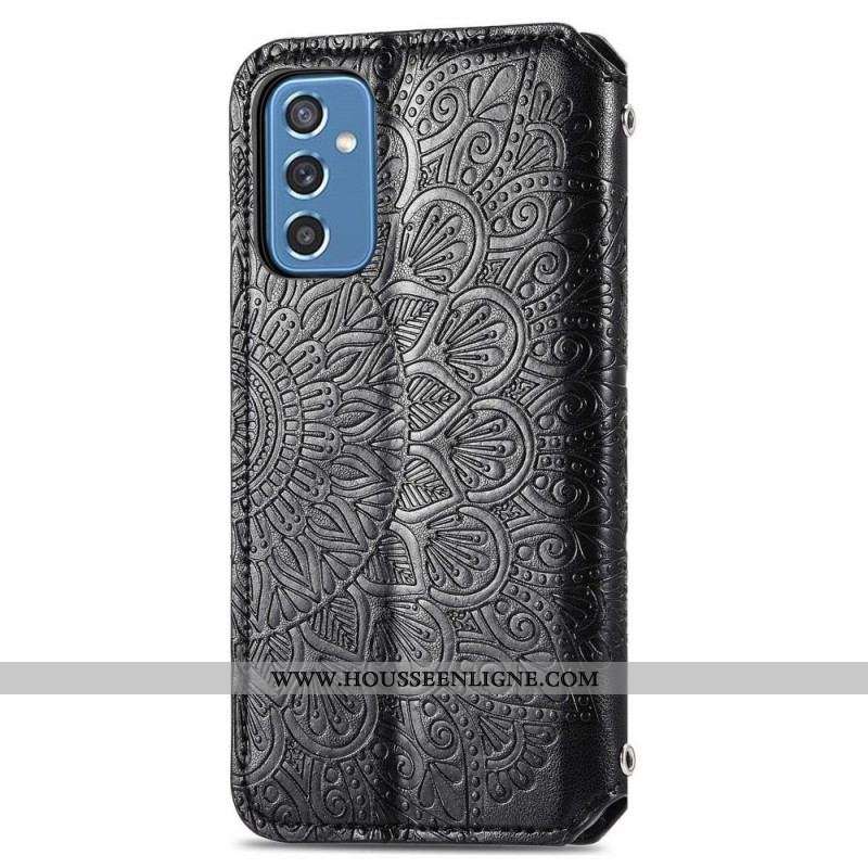 Flip Cover Samsung Galaxy M52 5G Simili Cuir Antiquaire